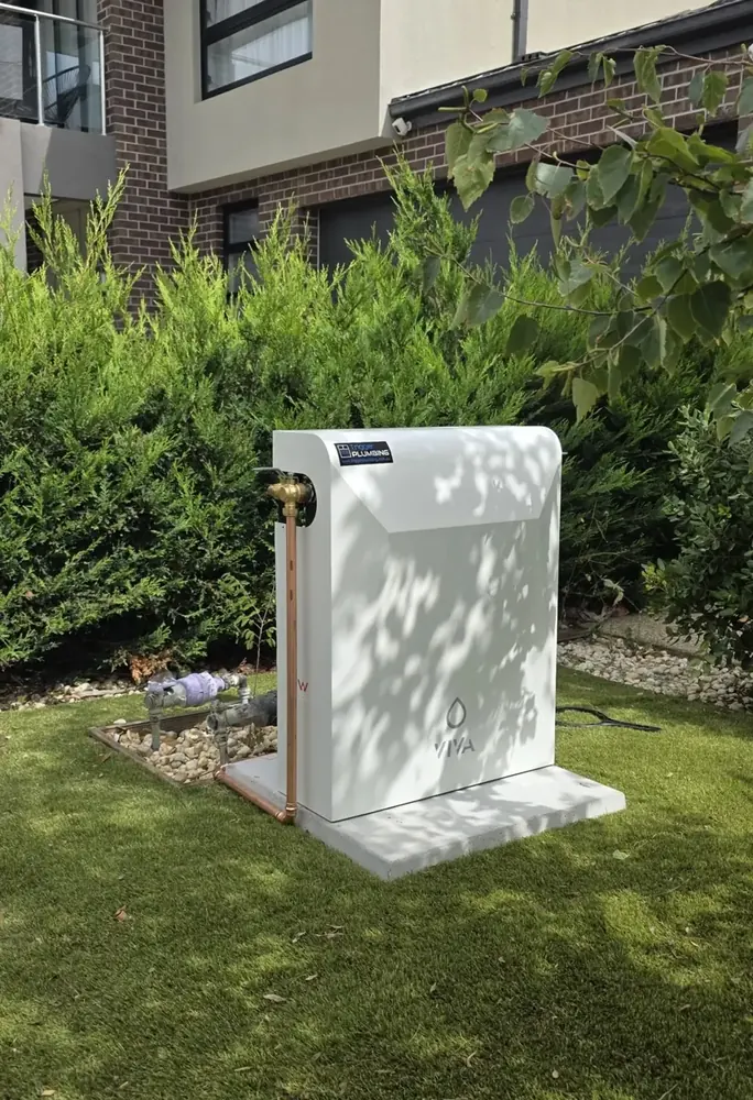 Whole home water filtration system installed in Melbourne