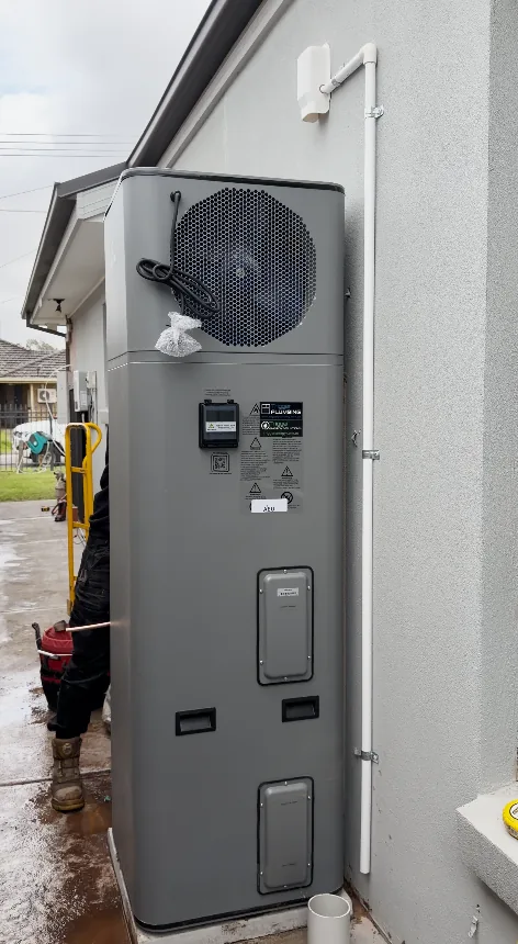 Emerald Energy heat pump installed at a Melbourne home