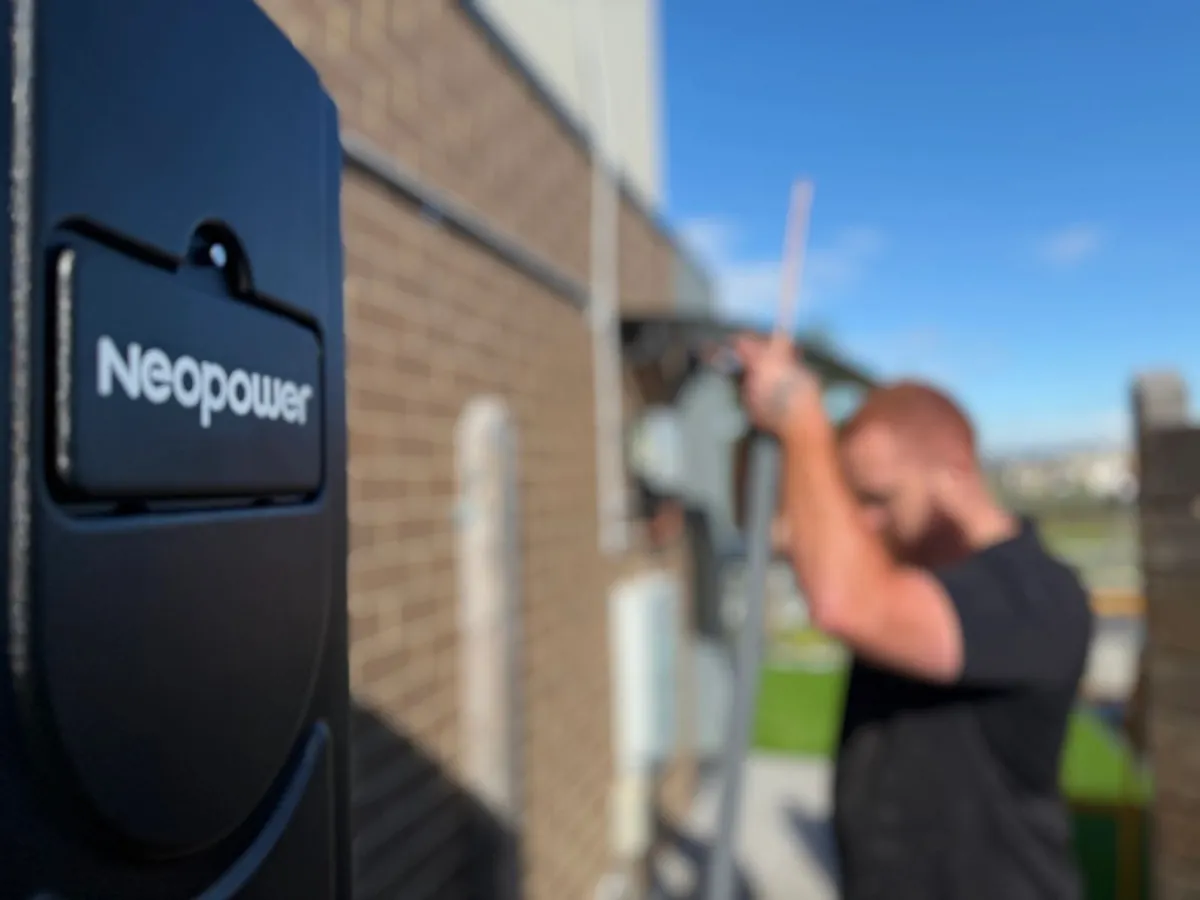 Technician working on a NeoPower unit