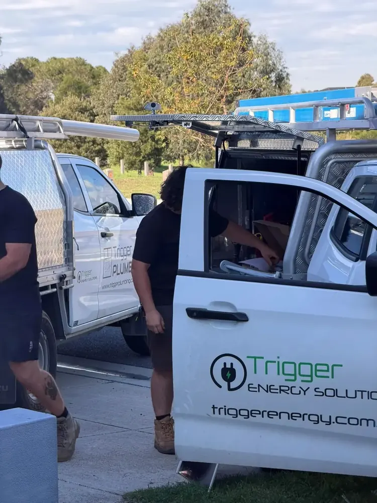 Trigger Energy Solutions ute loaded for an electrical job